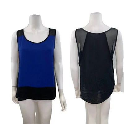 Blusa sin mangas Collective Concepts para mujer talla mediana cuello redondo Foto 1 de 4