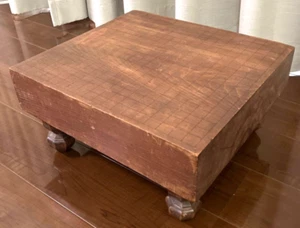 Vintage Japanese Goban IGO Game Wooden Go Board Only 17.7×16.1×H8.9in 355.6oz FS - Picture 1 of 15