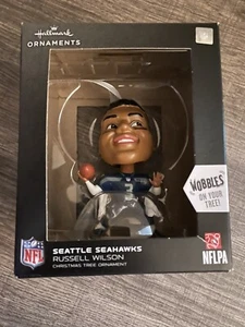 NEW IN BOX Russell Wilson Seattle Seahawks Christmas Ornament - Picture 1 of 6