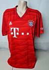 Adidas Men's Xl Fc Bayern Munich Short Sleeve Home Soccer Jersey Red