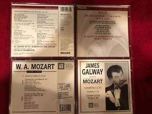 CLASSIC FLUTE CD 2PACK BACH--RAMPAL & MOZART-GALWAY BOTH EU IMPORTS - Picture 1 of 2