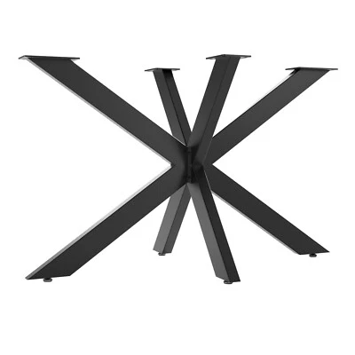 TISCHGESTELL SPIDER Tischkufen Schwerlast Tischbein Design metall Kreuzgestell - Bild 1 von 4