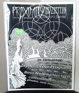Proximity Led Zeppelin Collectors Journal Magazine Vol 7 No 22 JULY AUG SEPT. - Picture 1 of 10