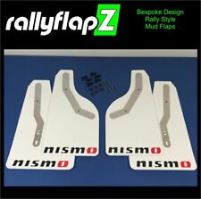 rallyflapZ | Mud Flaps & Kit to fit Nissan Juke Nismo & RS White 3.2mm PVC L-B&R