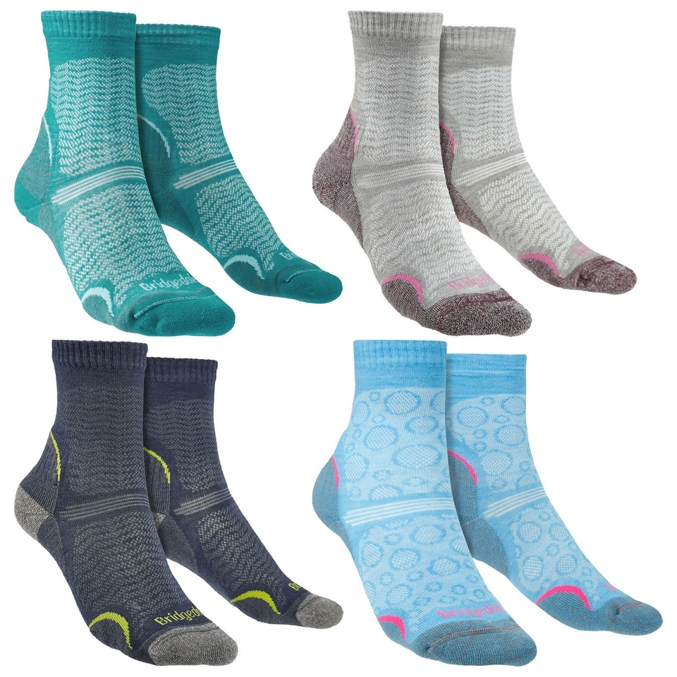 Bridgedale - Senhoras Caminhando Ultraleve T2 Merino Wool Outdoor Crew Meias - Imagem 1 de 1