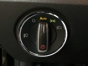 Fits Skoda Roomster 2006-2015 Chrom Ring für Lichtschalter Aluminium poliert x1 - Imagen 1 de 3