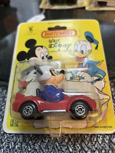 WALT DISNEY MATCHBOX DIECAST TOY ca. 1979 - WD12 MICKEY MOUSE IN HELMET - Picture 1 of 5