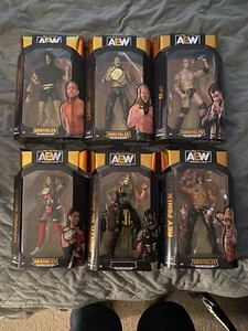 AEW Serie 6 inigualable. Juego Completo Estuche Sellado Jericho MJF Hager Shida Lucha Bros - Imagen 1 de 5