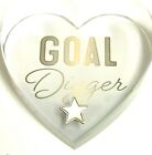 Goal Digger Large Glass Paperweight in Box b. Boutique by Evergreen 7GPW011