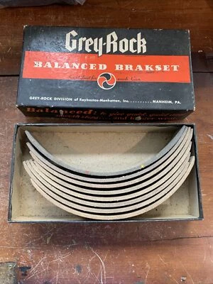 NOS BRAKE LINING 1930'S-1940'S ERA CHEV PONT OLDS #BB653D - Imagem 1 de 2