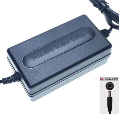 AC 100-240V DC 12V 2A Charger Power Supply Switching Adapter 5.5mmx2.5mm US Plug - Image 1 of 4