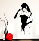 Wall Decal Sexy Young Woman In Lingerie Hot Vinyl Sticker (z3610)