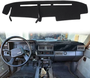 Black Dashboard Cover Mats Anti-Glare Non-Slip Fits 84-88 4Runner Pickup - Picture 1 of 6