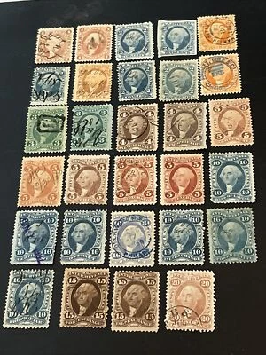US Revenue Stamps #R1,3,5,5a,6,9-11,13,15,18-20,22-27,32-34,34ce,36-40,42 -used - Image 1 of 2