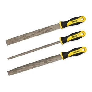 3-Piece 8" Wood Rasp File Set, Includes Flat/Half Wood File - 3 pcs - Picture 1 of 5
