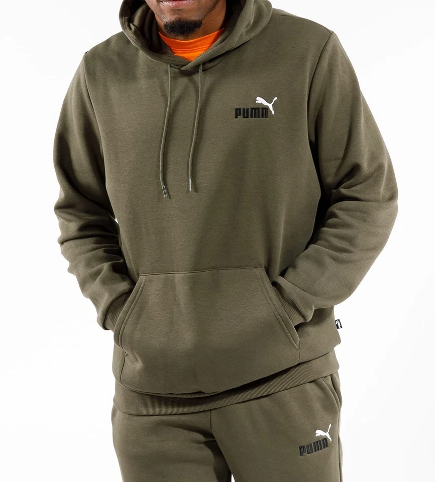 Sudadera con capucha con logotipo bordado esencial de PUMA PARA HOMBRE + Pantalones a juego Chándales  Foto 1 de 1