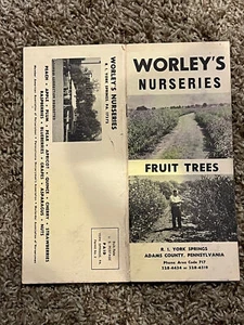1979 CATALOG W/ ORDER FORM WORLEY'S NURSERIES YORK SPRINGS, PA FRUIT TREES - Picture 1 of 5