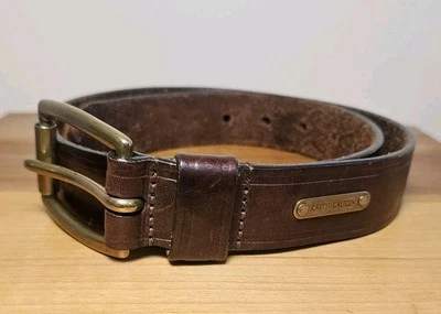 Cinturón Ralph Lauren Cuero Marrón M Mediano 2220294 210 Foto 1 de 4