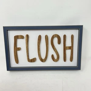 Flush Bathroom Sign - Picture 1 of 3