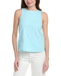 Para mujer Theory cuello corredor mezcla de lino concha - Imagen 1 de 5