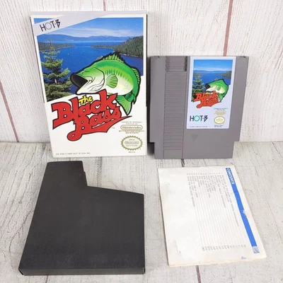 The Black Bass NES COMPLETE - Box, Game, Manual(Damaged) - CiB TESTED WORKING - Image 1 of 4