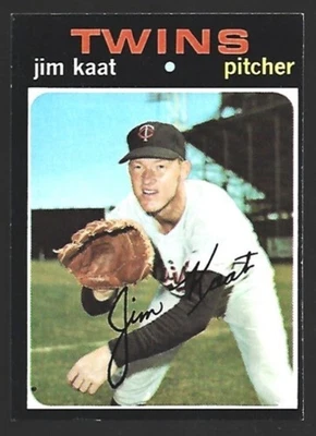 Topps #245 Jim Kaat 1971 - Sin precio base MT - miembro del Salón de la Fama Foto 1 de 2