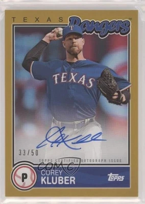 2020 Topps Brooklyn Collection 金色/50 科里·克鲁伯 #BKA-CKL 签名 — 第 1/2 张图片