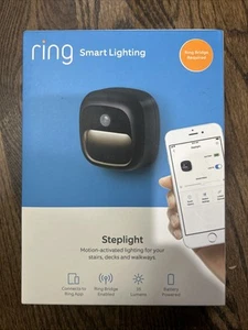 Ring Smart Lighting: Steplight W/ Motion Activated Lighting (Black) - Picture 1 of 2