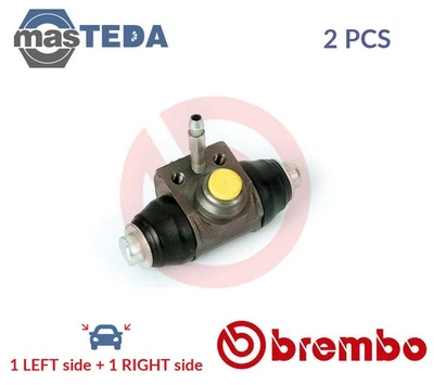 A 12 217 DRUM WHEEL BRAKE CYLINDER PAIR REAR BREMBO 2PCS FOR AUDI 100,80,B4,C3 - Imagem 1 de 4