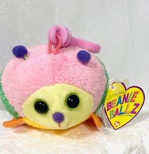 Ty Beanie Ballz Mini Gumdrop Bruco Clip Nuovo con etichette 3" - Foto 1 di 5