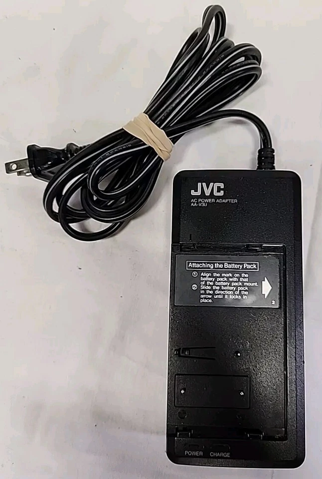 Cargador de batería original OEM JVC AA-V3U para videocámara JVC - ¡Probado! Foto 1 de 4