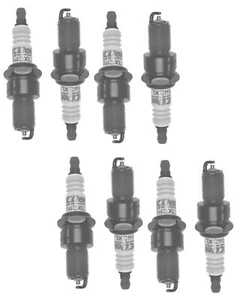 Set Of 8 Spark Plugs AcDelco For Aston Martin Lagonda V-8 Zagato Virage 5.3L V8 - Picture 1 of 1