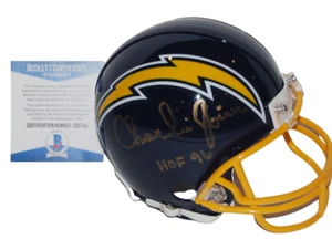 CHARLIE JOINER signed (SAN DIEGO CHARGERS) mini football helmet BECKETT BAS - Picture 1 of 1