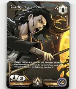 Alpha Clash Clarity, Omniscient Duelist - Unrivaled - Picture 1 of 1