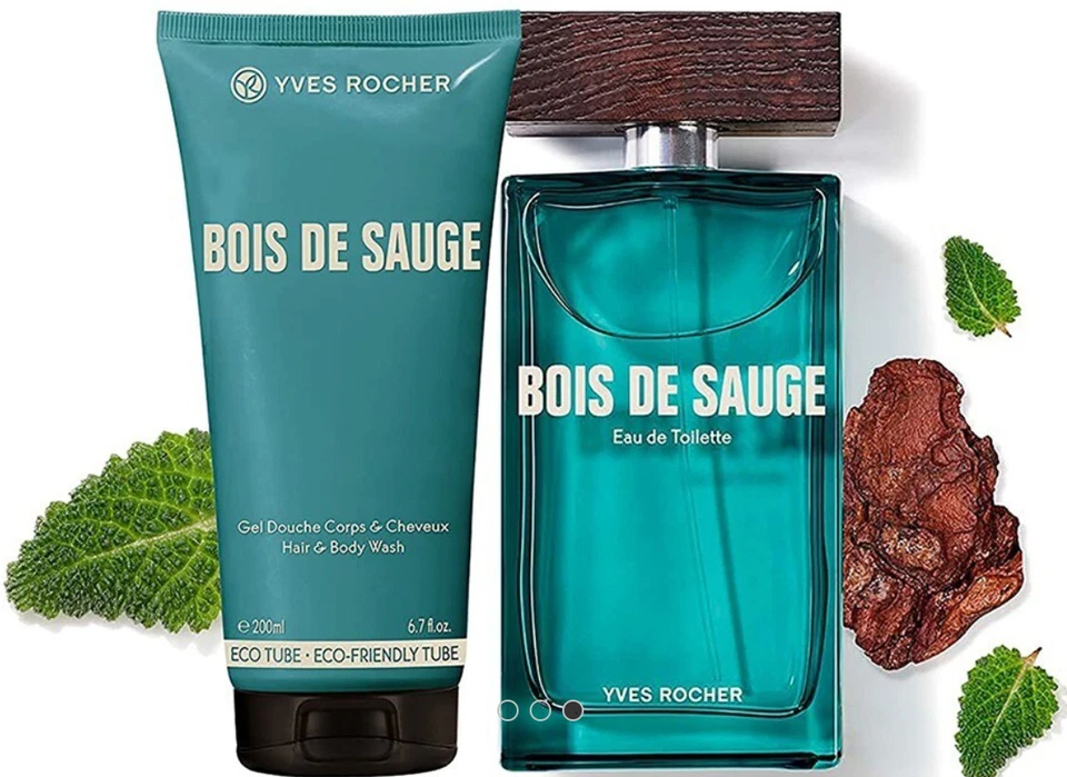 Duo Yves Rocher Hombre Eau de Toilette y Lavado de Cabello/Cuerpo Bois de Sauge Foto 1 de 1