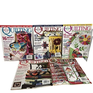McCall's Quilting Magazine 2013 Menge 5 Musterblätter Quilt Design Idee Fotos - Bild 1 von 11