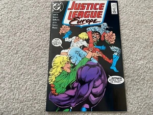 Cómic vintage de la Liga de la Justicia Europa de agosto de 1989 *Envío combinado* - Imagen 1 de 3