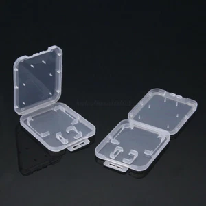 Caja de almacenamiento con soporte para tarjeta de memoria Micro SD SDHC TF de plástico transparente de 20 piezas - Imagen 1 de 5