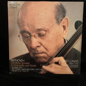 PABLO CASALS cello - BEETHOVEN Complete Cello Sonatas etc - EMI ELECTROLA 2LP - Imagen 1 de 8