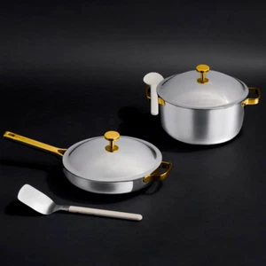 Our Place Titanium Pro Duo Set Gold | BRAND NEW | FREE DELIVERY | RRP £285 - Picture 1 of 2