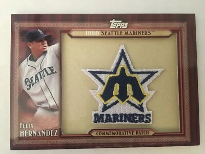 2011 Topps Throwback Patch Mariners Felix Hernandez #TLMP-FH Series 1 Card - Image 1 of 2