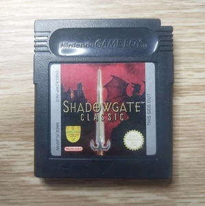 Nintendo Gameboy Shadowgate Classic AUS PAL NEW Save Battery Tested - Picture 1 of 3