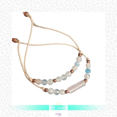 Rose Quartz Bracelet Artist-Owned by Emma-Claire Fierce (ECF-APA Provenance) - Photo 1/3