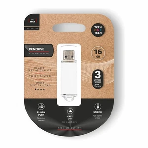 Clé USB Tech One Tech Blanc 16 GB - Afbeelding 1 van 1