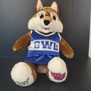 Build A Bear Workshop Wiley Wolf Great Wolf Lodge Plush Stuffed Animal & Outfit - Imagen 1 de 6
