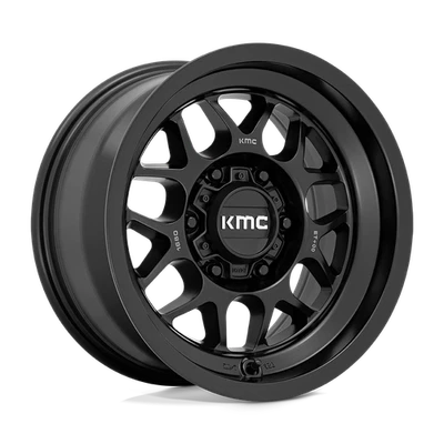 KMC KM725 Terra 16X8 +0 Satin Black Wheel 6X139.7 6X5.5 (QTY 4) KM725MX16806800 Foto 1 de 4