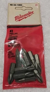 Milwaukee 48-32-1053 10-teiliges 1" #2 Kreuzschlitz-Bit-Set USA 🇺🇸 - Bild 1 von 2