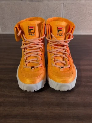 Zapatillas altas con cordones FILA amarillas talla 6,5 para mujer Foto 1 de 4