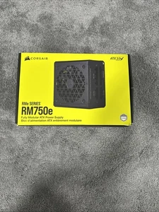 Corsair RM750e (2023) W pełni modułowy zasilacz o niskim poziomie hałasu - ATX 3.0 i PCIe 5.0 - Zdjęcie 1 z 4