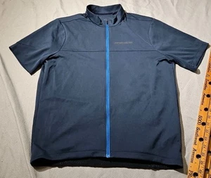 Pearl Izumi Radtrikot Herren Large blau durchgehender Reißverschluss Performance Active Logo - Bild 1 von 13